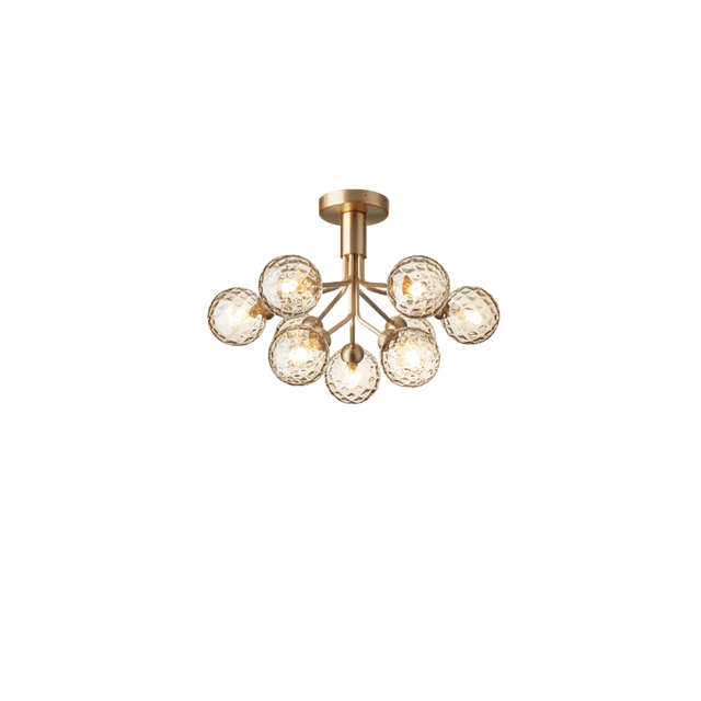 Nuura Apiales   Loftlampe Børstet Messing Optic Gold