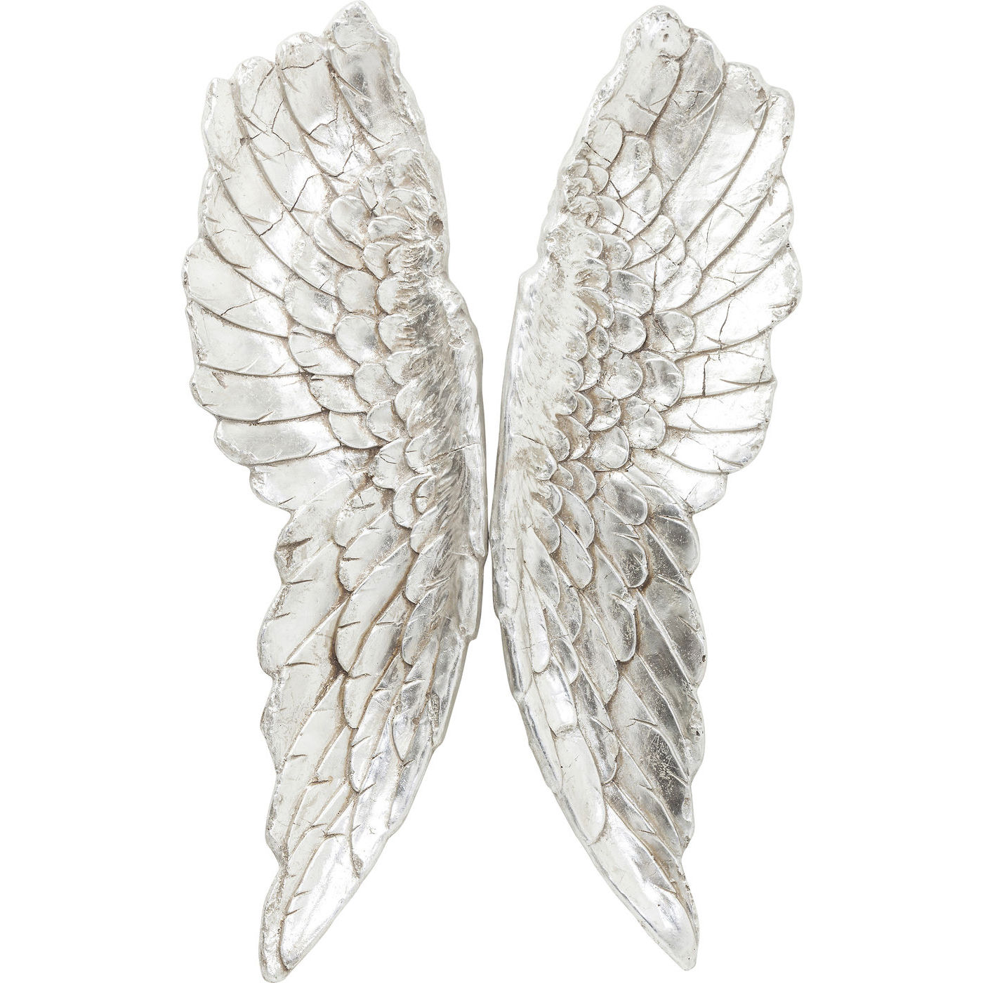 Kare Design Angel Wings Vægdekoration Sølv Polyresin  106x61