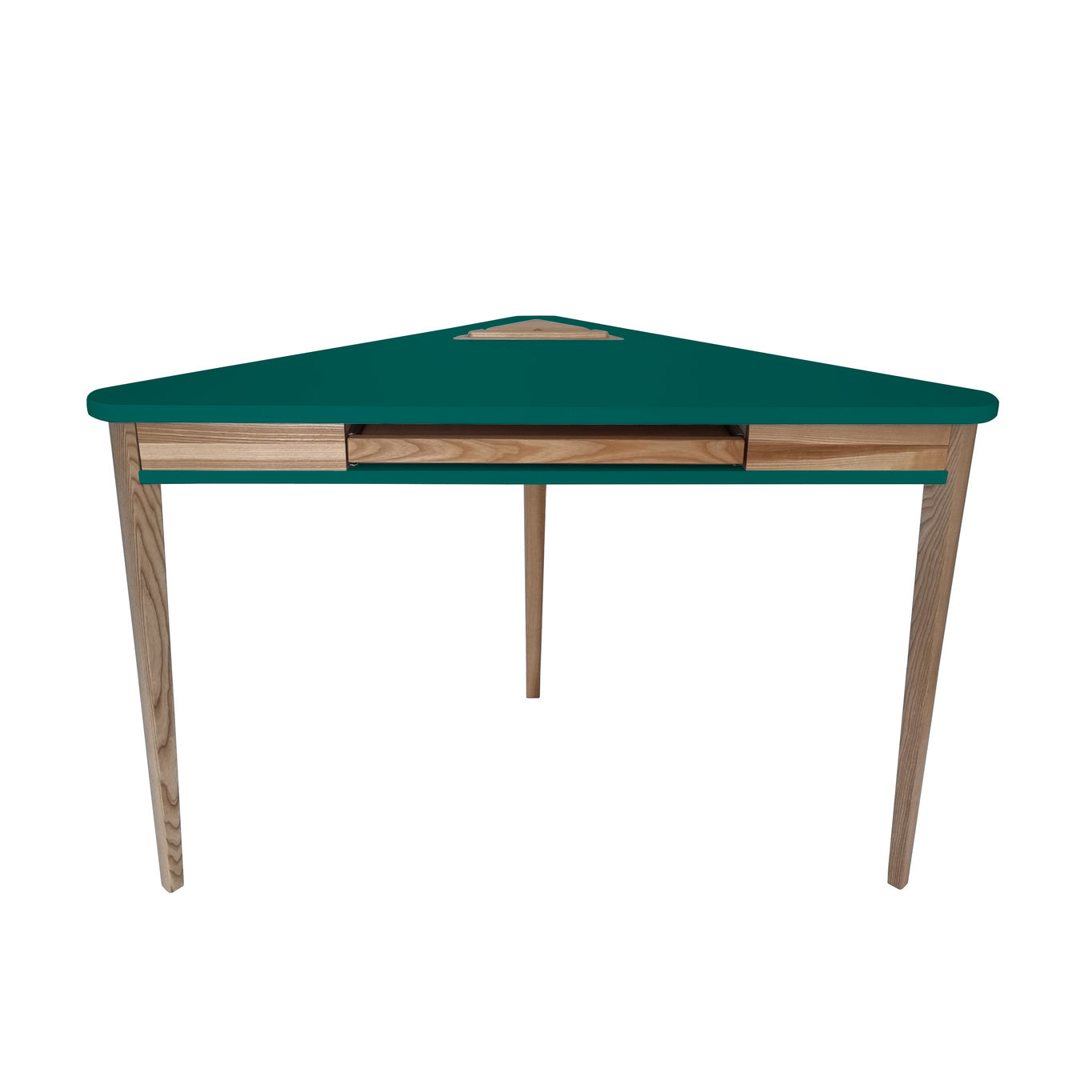 Ashme Hjørneskrivebord 114x85x85cm Grøn