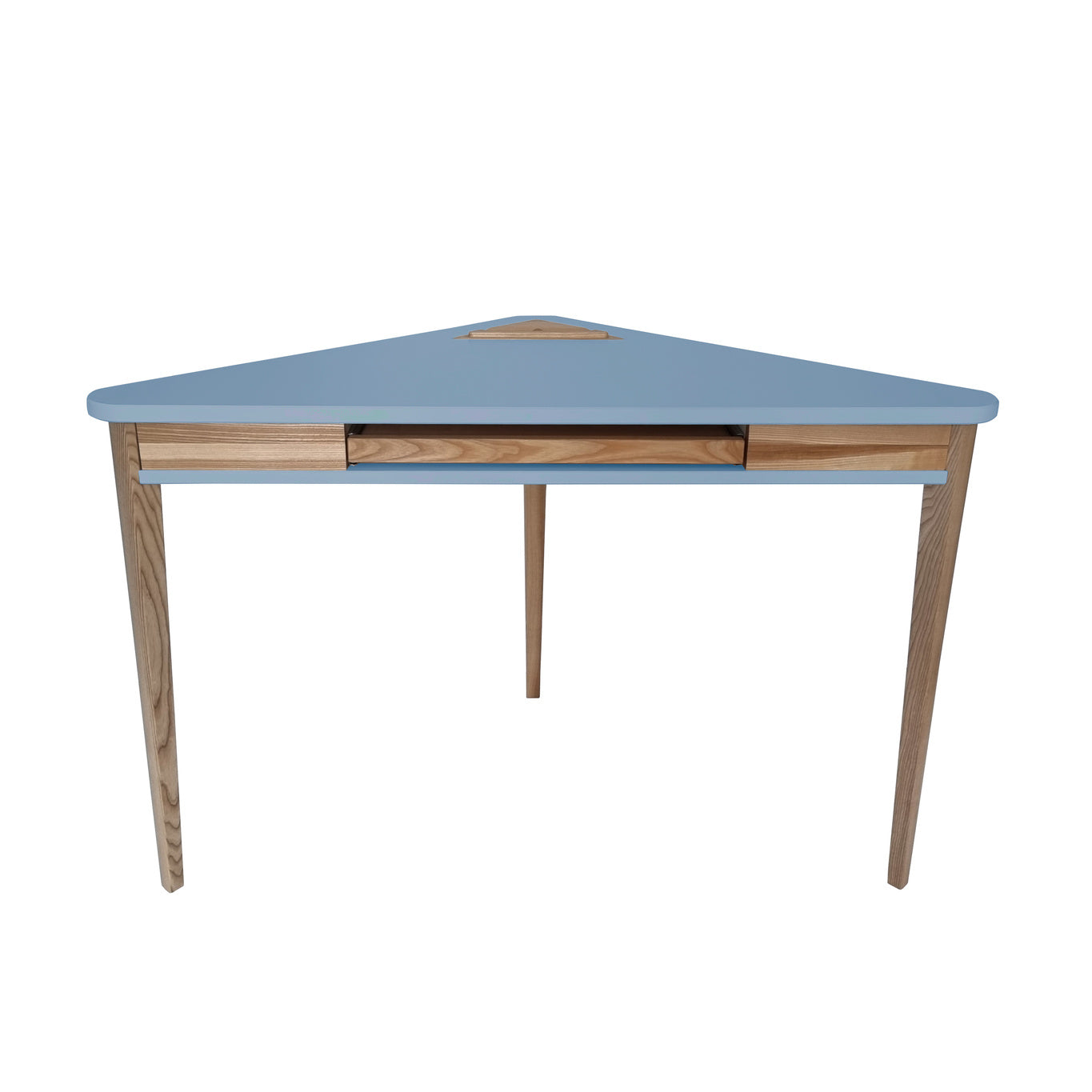 Ashme Hjørneskrivebord 114x85x85cm Gentle Blue