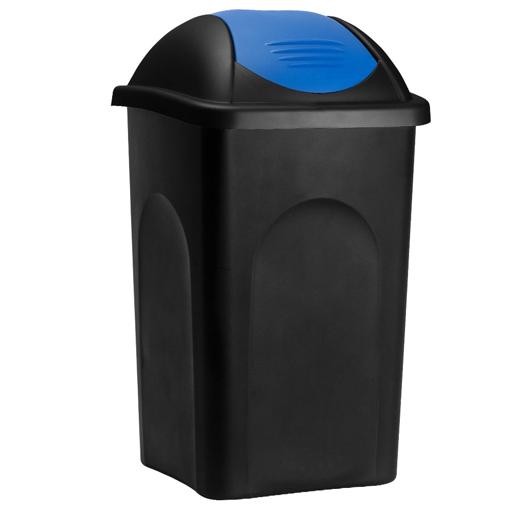 Affaldsspand  Sort Blå Plast 60l