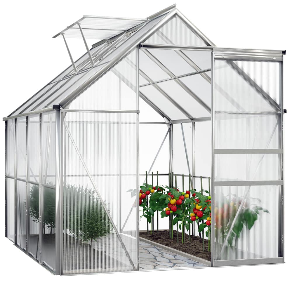 Alu Drivhus 250x190x195